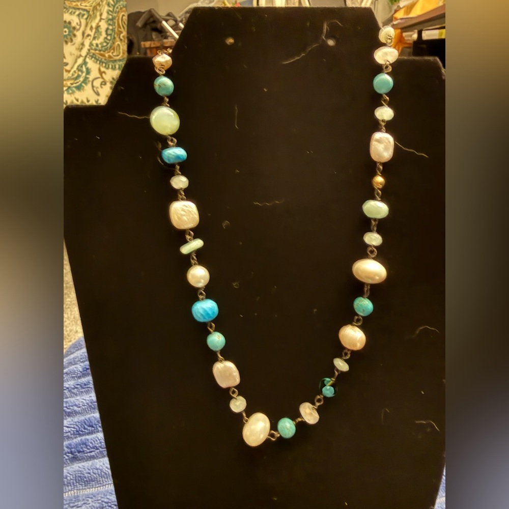 Elegant Multi-Color Beaded Necklace